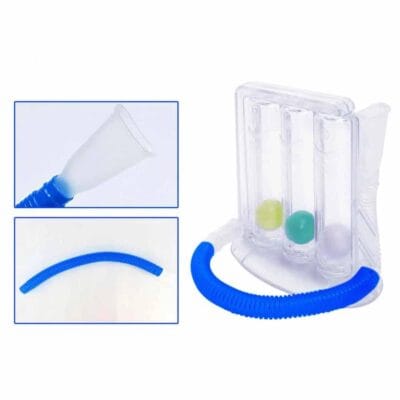 Spirometer three ball breathing exerciser-جهاز لقياس و تحفيز التنفس ...