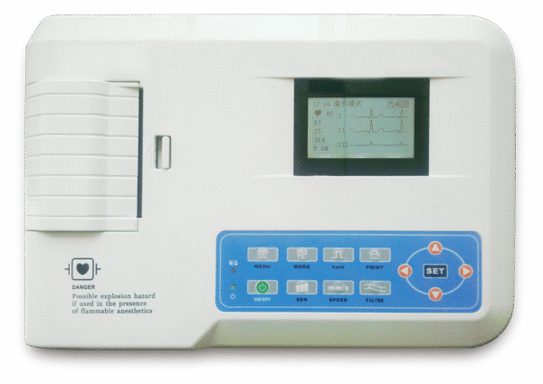 ⁦جهاز رسم قلب 3 قناة Ecg300 Ga⁩ - الصورة ⁦2⁩