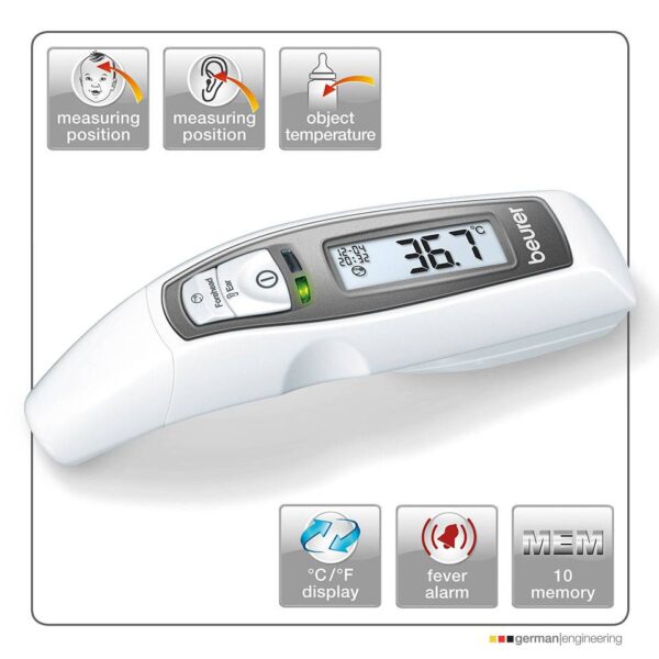 multi-functional thermometer FT 65-ترمومتر ديجتال لقياس درجة الحراره متعدد الوظائف - Image 2
