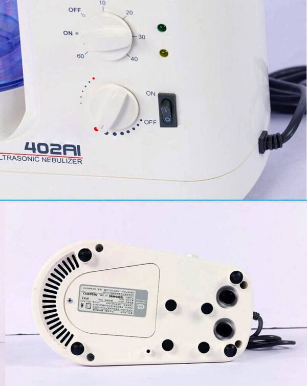 Ultrasonic nebulizer 402AI-الترا سونيك نيبوليزر-جهاز استنشاق بالبخار - Image 2