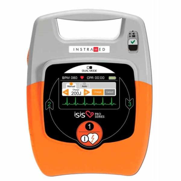 Automated External Defibrillator AED with ECG Instramed ISIS Pro