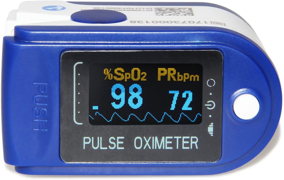 جهاز قياس الأكسجين في الدم CONTEC CMS50D+ على الصباع — 3