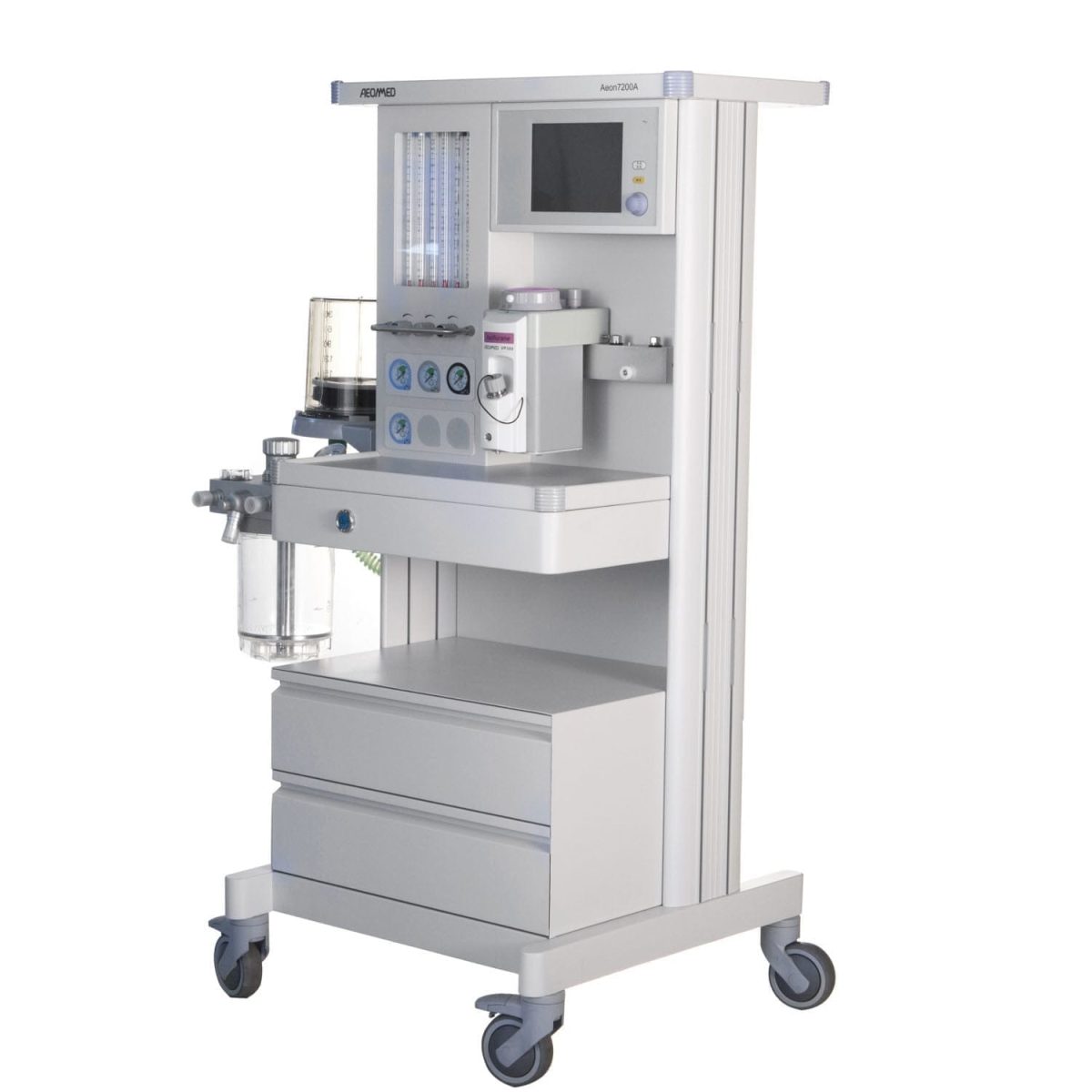 جهاز تخدير Aeonmed Aeon7200A بشاشة لمس ومكانين للمبخّر