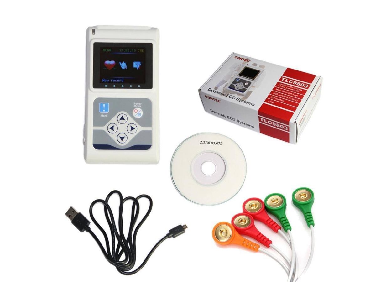 CONTEC TLC9803 3-channel 24-hour Holter ECG recorder — 2