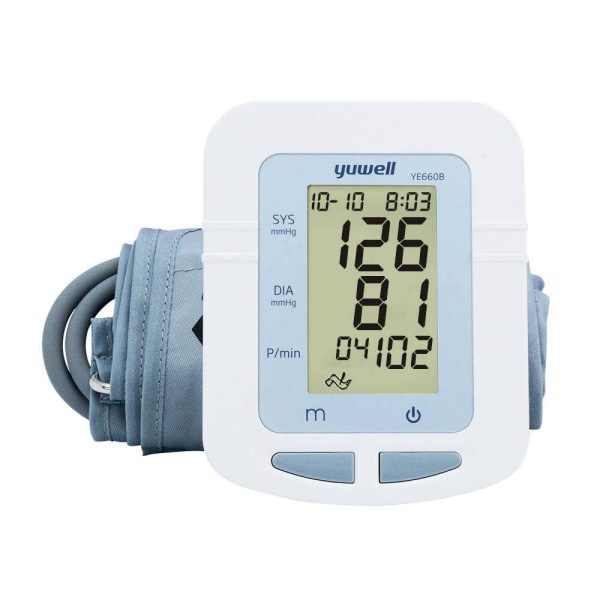 جهاز قياس ضغط الدم الديجيتال من أعلى الذراع Yuwell YE660B