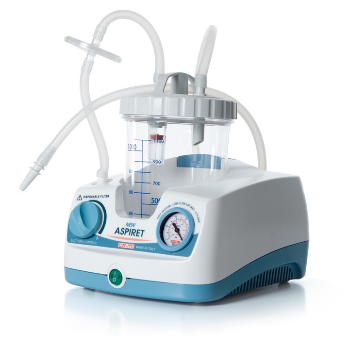 CA-MI New Aspiret portable suction unit with reusable jar