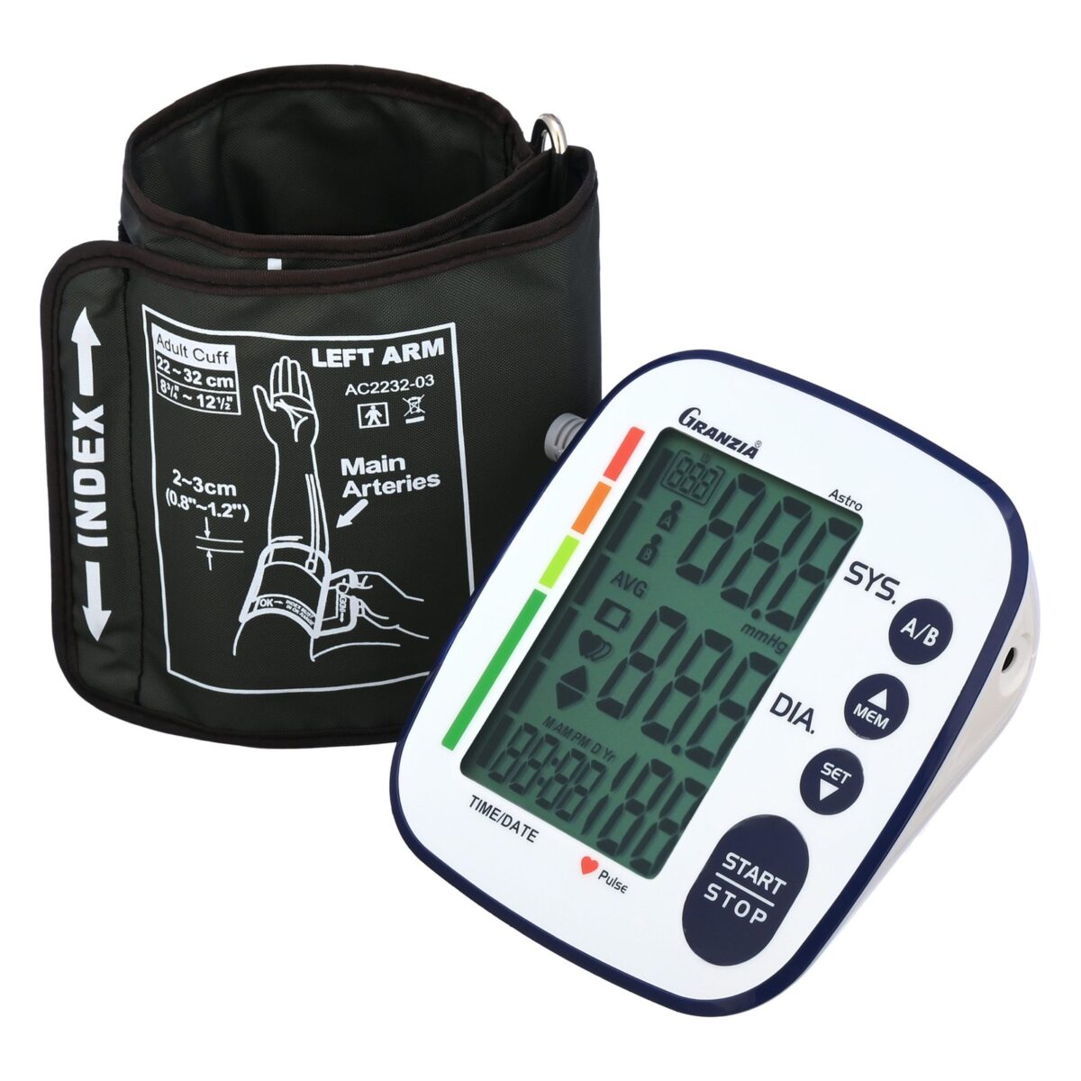 Granzia Astro upper-arm blood pressure monitor — 2