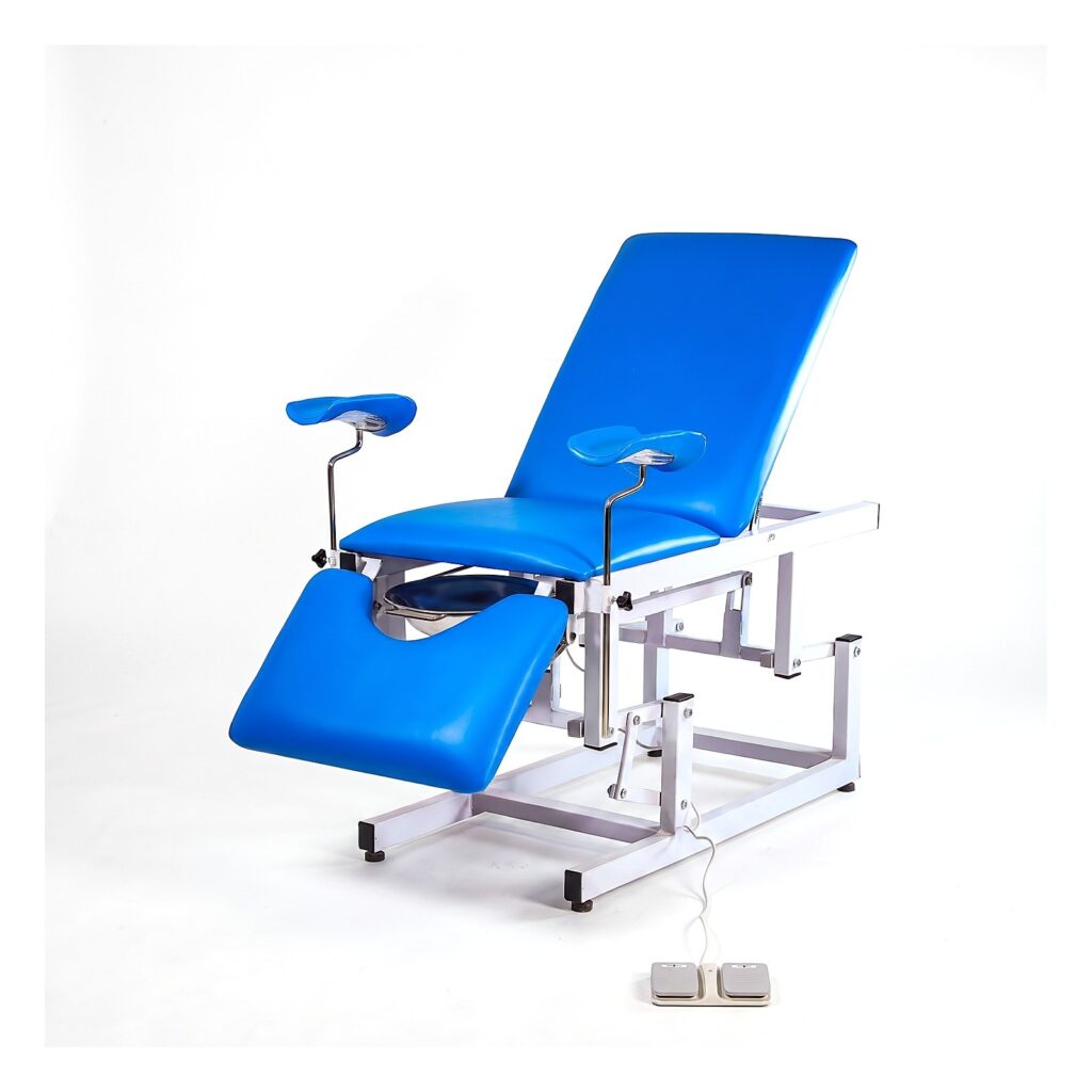 سرير كشف نسا كهربائي Hospi Care MLC-06 بمساند رجلين وحوض
