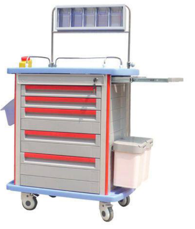Anesthesia Trolley AT-85001A-كراش ترولي تخدير