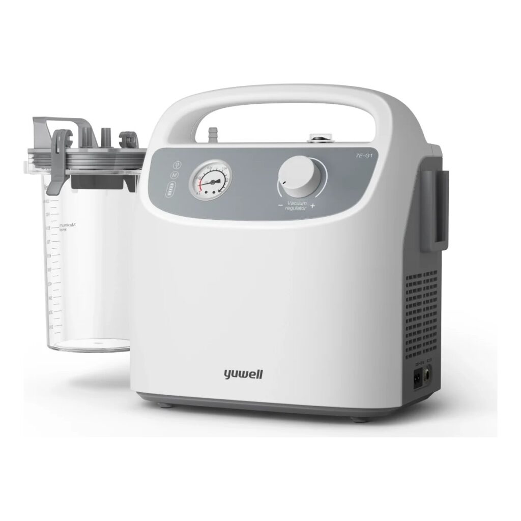 شفاط بلغم محمول ببطارية للطوارئ Yuwell 7E-G1
