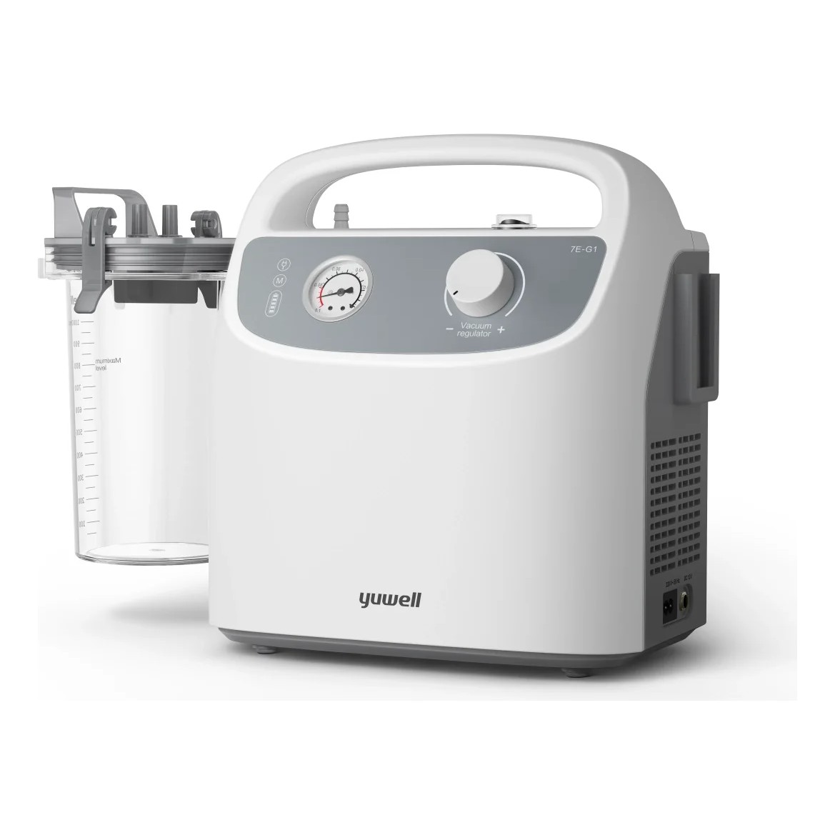 شفاط بلغم محمول Yuwell 7E-G1 ببطارية مدمجة وكابل للعربية